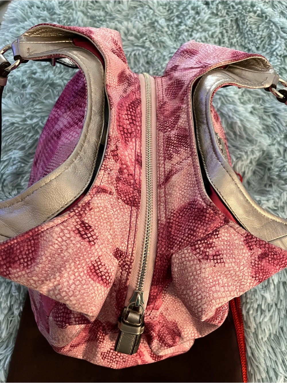 Coach Rare Limited Edition Madison Floral Rose Maggie Hobo/ Shoulder Bag EUC - Picture 9 of 16